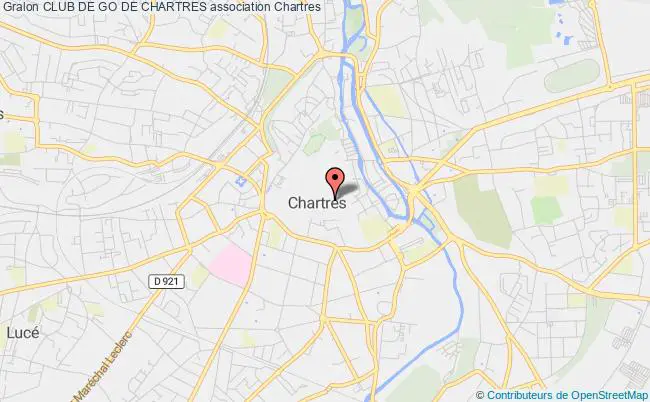 plan association Club De Go De Chartres Chartres