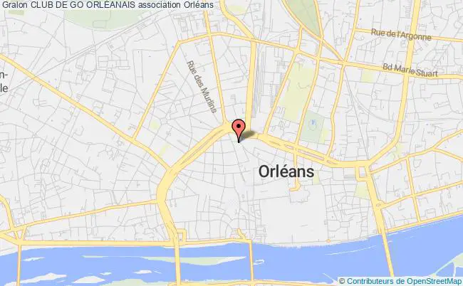 plan association Club De Go OrlÉanais Orléans