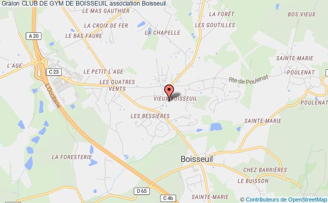 plan association Club De Gym De Boisseuil 