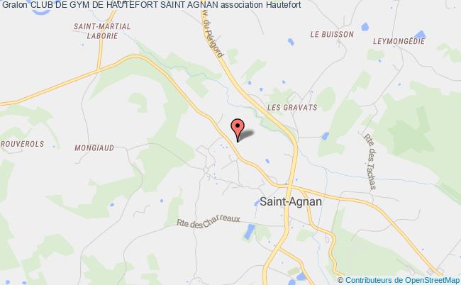 plan association Club De Gym De Hautefort Saint Agnan Hautefort