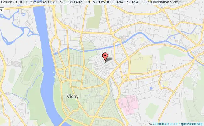plan association Club De Gymnastique Volontaire  De Vichy-bellerive Sur Allier Vichy
