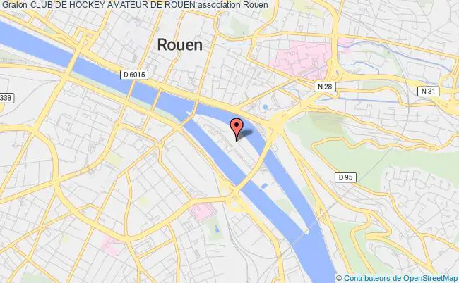 plan association Club De Hockey Amateur De Rouen Rouen