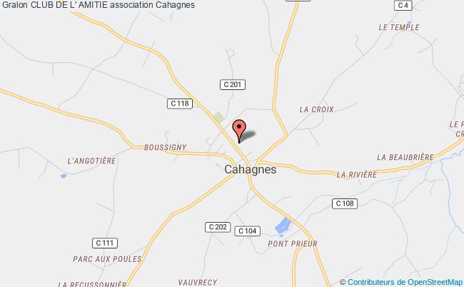 plan association Club De L' Amitie Cahagnes