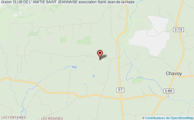 plan association Club De L' Amitie Saint Jeannaise Saint-Jean-de-la-Haize