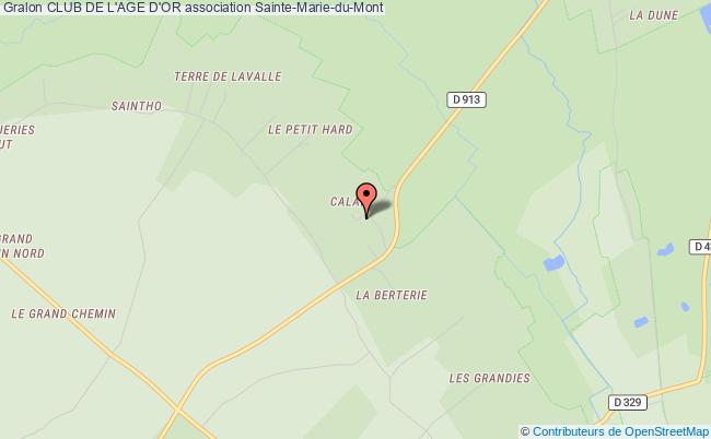 plan association Club De L'age D'or Sainte-Marie-du-Mont
