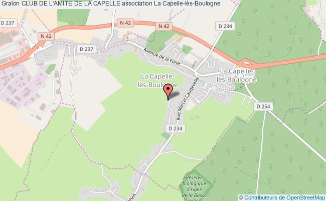 plan association Club De L'amite De La Capelle La    Capelle-lès-Boulogne