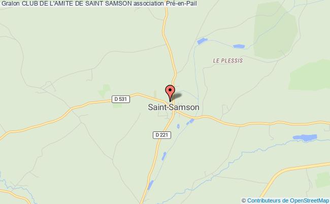 plan association Club De L'amite De Saint Samson Pré-en-Pail-Saint-Samson