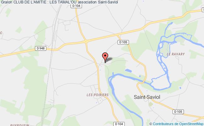 plan association Club De L'amitie : Les Tamal'ou Saint-Saviol