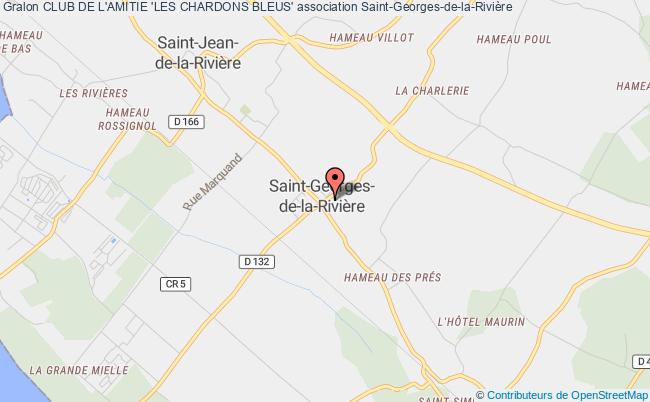plan association Club De L'amitie 'les Chardons Bleus' Saint-Georges-de-la-Rivière