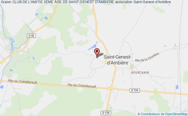 CLUB DE L'AMITIE 3ÈME ÂGE DE SAINT-GENEST D'AMBIERE