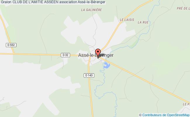 plan association Club De L'amitiÉ AssÉen Assé-le-Bérenger