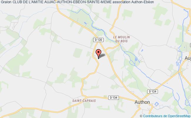 plan association Club De L'amitie Aujac-authon-ebeon-sainte-meme Authon-Ébéon