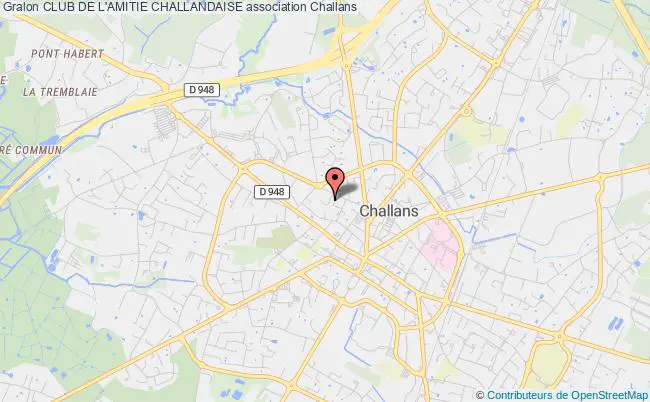 plan association Club De L'amitie Challandaise Challans