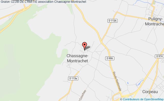 plan association Club De L'amitie Chassagne-Montrachet