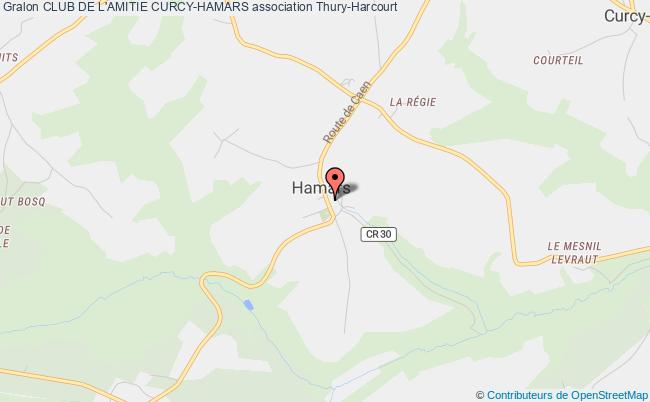 plan association Club De L'amitie Curcy-hamars Hamars