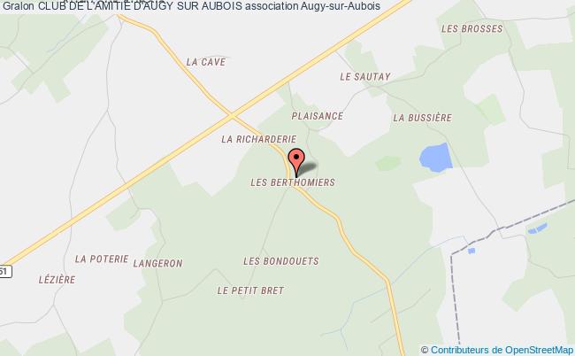 plan association Club De L'amitiÉ D'augy Sur Aubois Augy-sur-Aubois