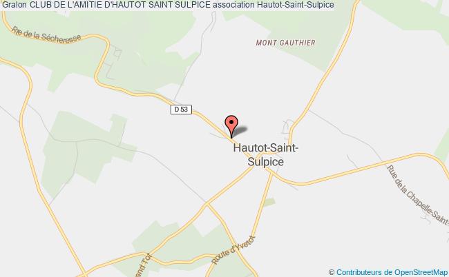 plan association Club De L'amitie D'hautot Saint Sulpice Hautot-Saint-Sulpice