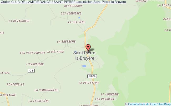 plan association Club De L'amitie Dance / Saint Pierre Saint-Pierre-la-Bruyère