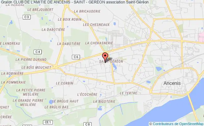 plan association Club De L'amitie De Ancenis - Saint - Gereon Ancenis-Saint-Géréon