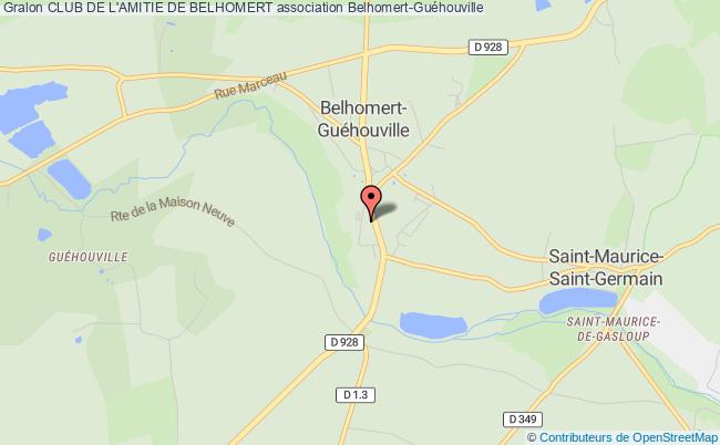 plan association Club De L'amitie De Belhomert Belhomert-Guéhouville