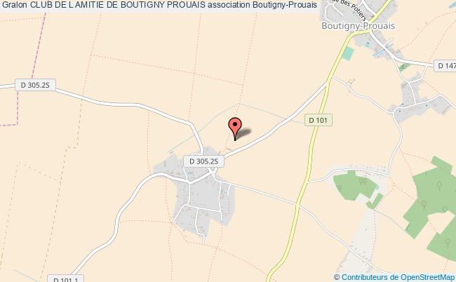plan association Club De L Amitie De Boutigny Prouais Boutigny-Prouais