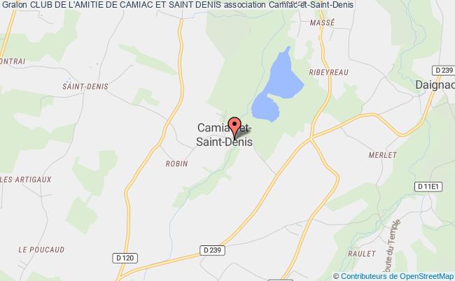 CLUB DE L'AMITIE DE CAMIAC ET SAINT DENIS