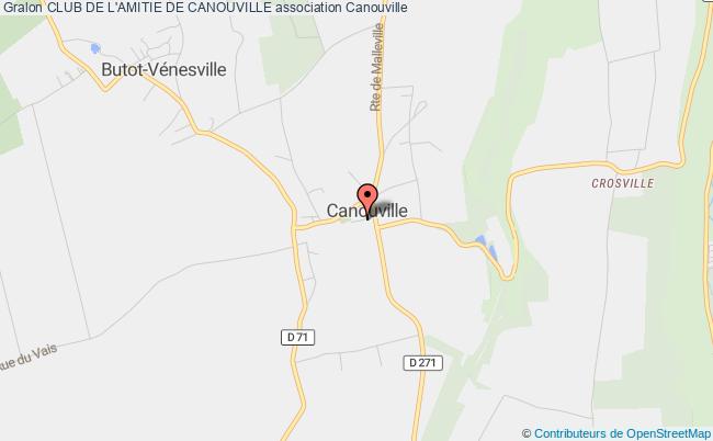 plan association Club De L'amitie De Canouville Canouville