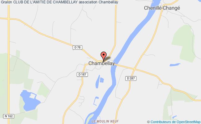 plan association Club De L'amitiÉ De Chambellay Chambellay