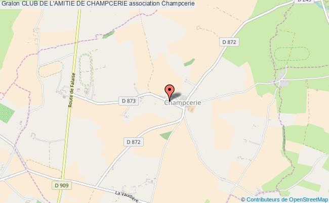plan association Club De L'amitie De Champcerie Champcerie