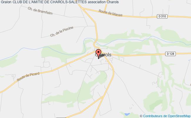 plan association Club De L'amitie De Charols-salettes Charols