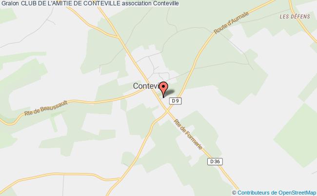 plan association Club De L'amitie De Conteville Conteville