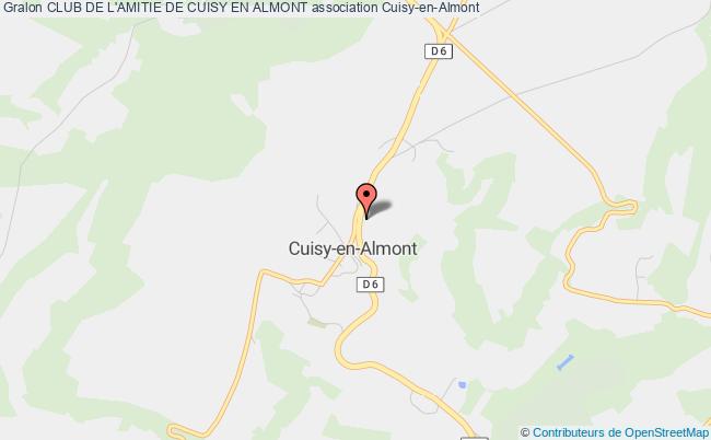 plan association Club De L'amitie De Cuisy En Almont Cuisy-en-Almont
