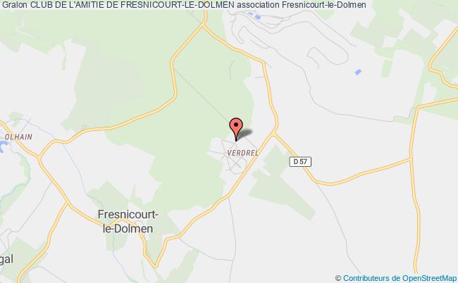 CLUB DE L'AMITIE DE FRESNICOURT-LE-DOLMEN
