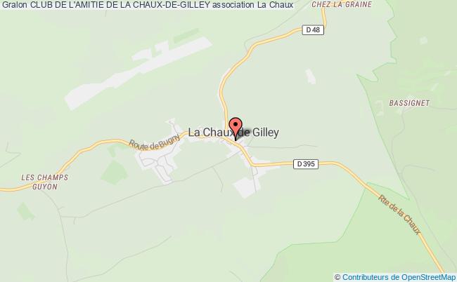 plan association Club De L'amitie De La Chaux-de-gilley La    Chaux