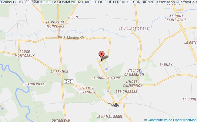 plan association Club De L'amitie De La Commune Nouvelle De Quettreville Sur Sienne Quettreville-sur-Sienne