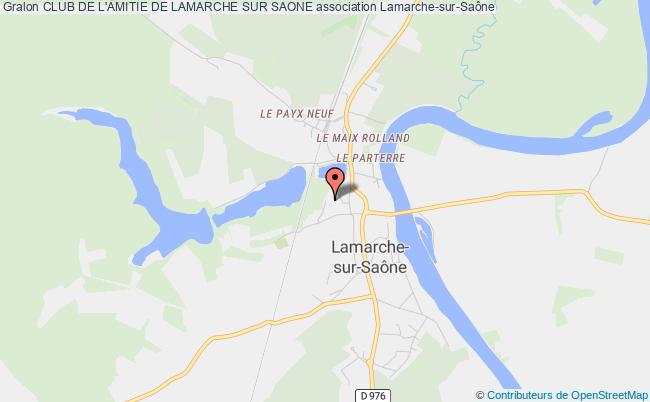 CLUB DE L'AMITIE DE LAMARCHE SUR SAONE