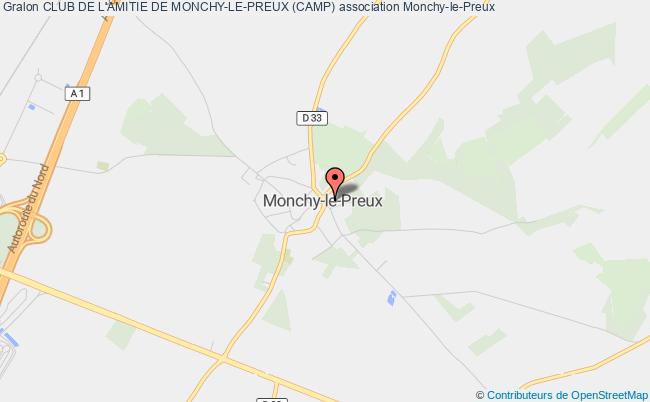 plan association Club De L'amitie De Monchy-le-preux (camp) Monchy-le-Preux