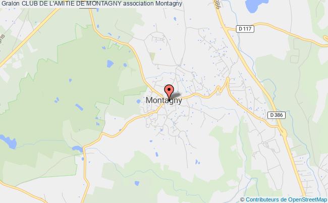 plan association Club De L'amitie De Montagny Montagny