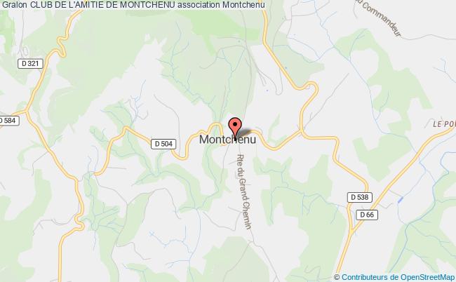 plan association Club De L'amitie De Montchenu Montchenu