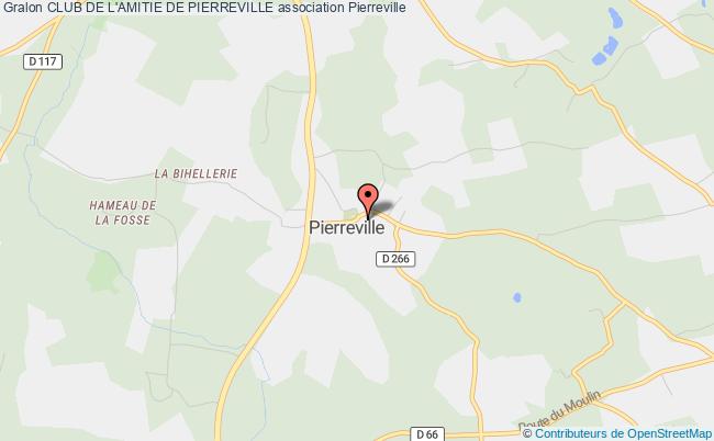 plan association Club De L'amitie De Pierreville Pierreville