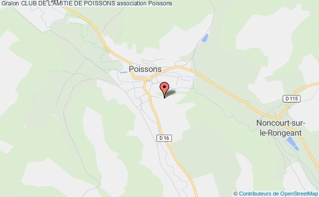 plan association Club De L'amitie De Poissons Poissons