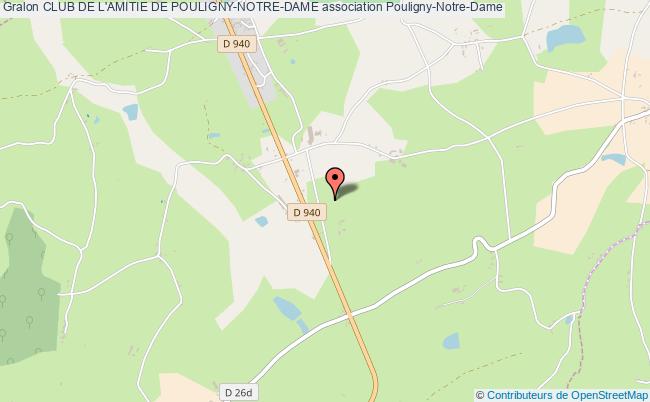 plan association Club De L'amitie De Pouligny-notre-dame Pouligny-Notre-Dame