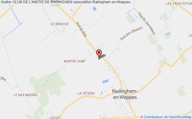 plan association Club De L'amitie De Radinghem Radinghem-en-Weppes