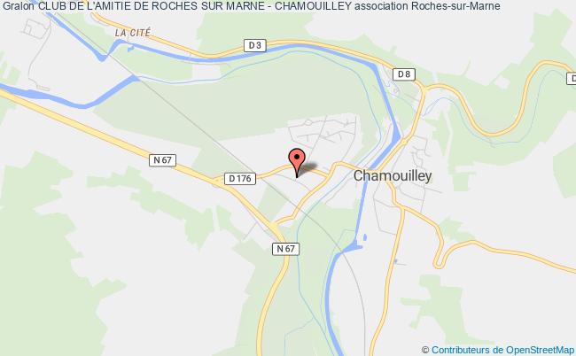 plan association Club De L'amitie De Roches Sur Marne - Chamouilley Roches-sur-Marne