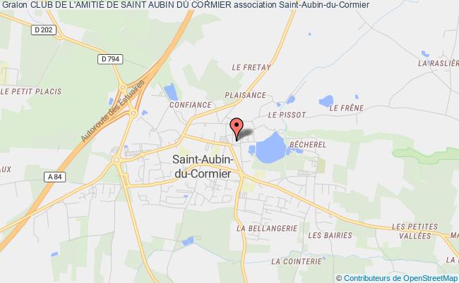 plan association Club De L'amitiÉ De Saint Aubin Du Cormier Saint-Aubin-du-Cormier