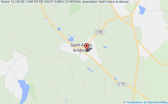 plan association Club De L'amitie De Saint Aubin Le Monial Saint-Aubin-le-Monial