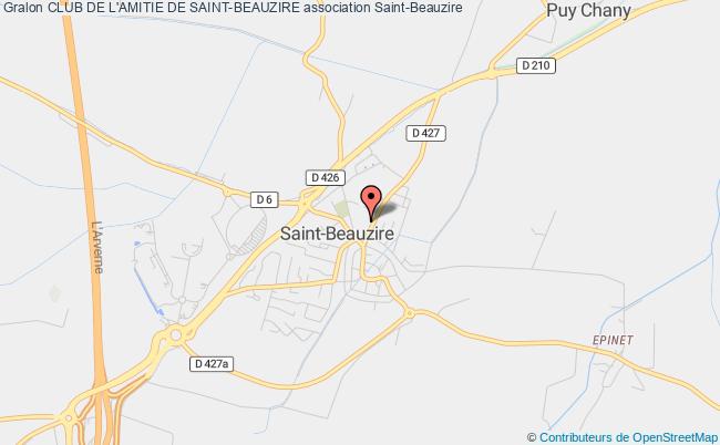 plan association Club De L'amitie De Saint-beauzire Saint-Beauzire