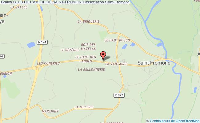 plan association Club De L'amitie De Saint-fromond Saint-Fromond