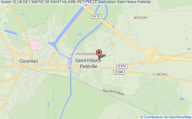 plan association Club De L'amitie De Saint Hilaire-petitville Saint-Hilaire-Petitville