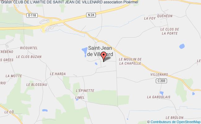 plan association Club De L'amitie De Saint Jean De Villenard Ploërmel